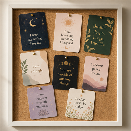Custom affirmation and oracle card decks NZ