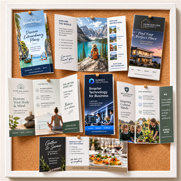 Custom printed brochures NZ
