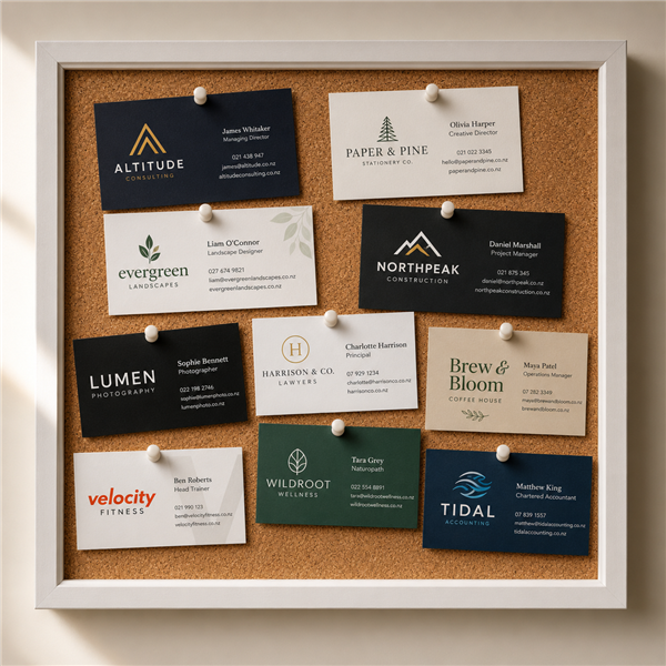 Custom printed business cards NZ