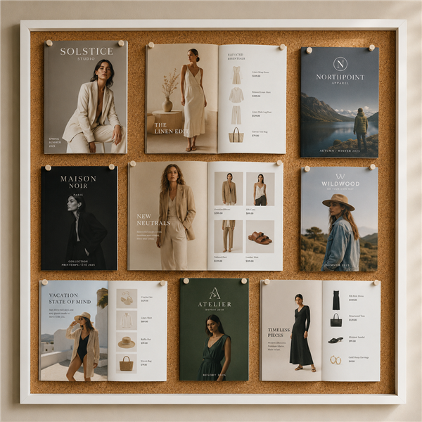 Custom product catalogues and lookbooks NZ