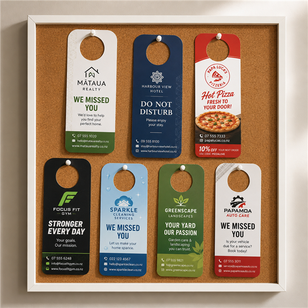 Custom door hangers NZ