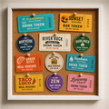 Custom drink and meal tokens NZ