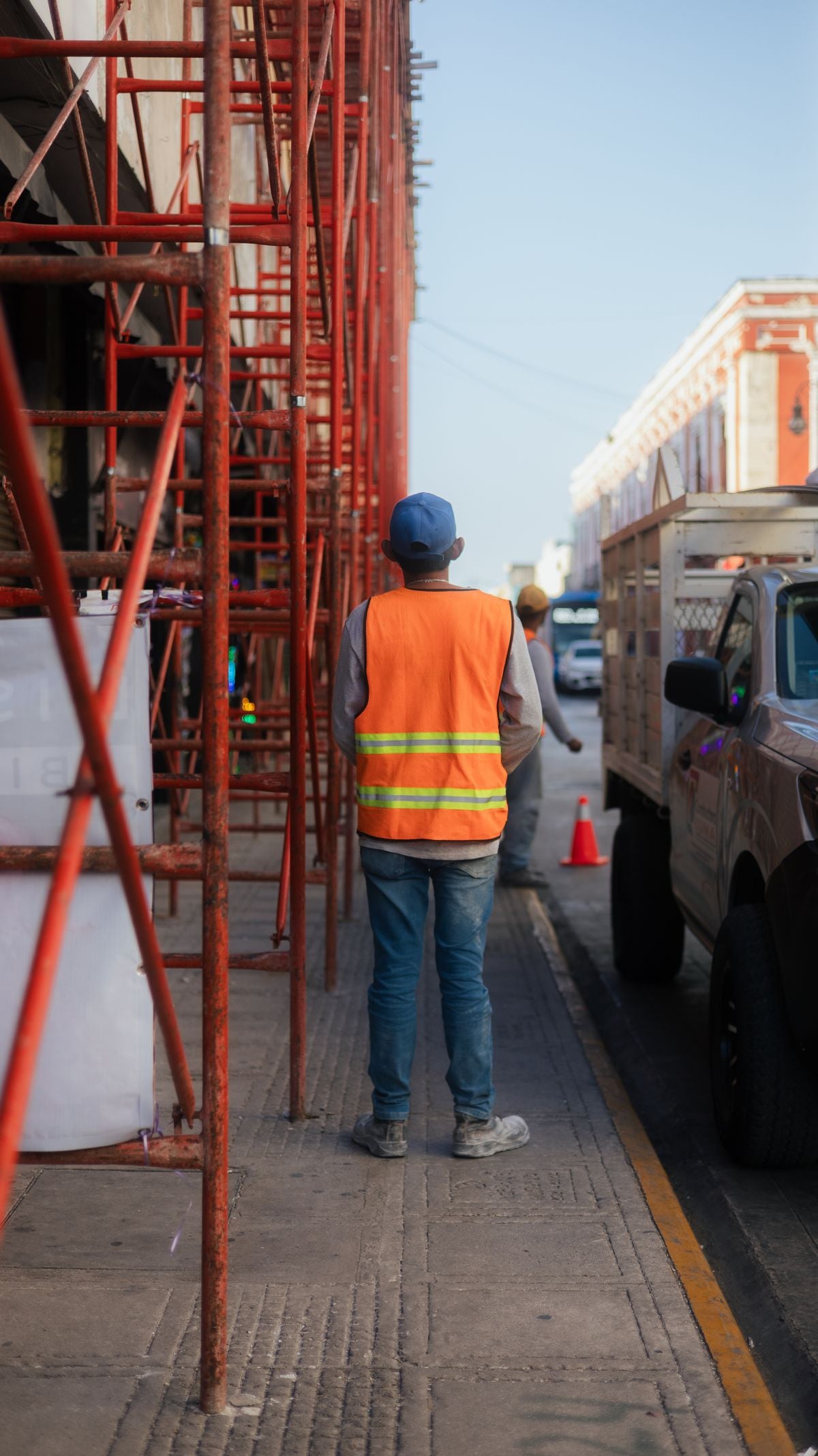 Hi-vis safety vest with custom printed name, NZ