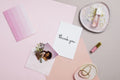 Branded thank-you card packaging insert, NZ