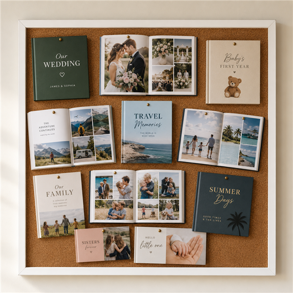 Custom photo booklets and memory books NZ