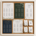 Custom wedding seating charts NZ