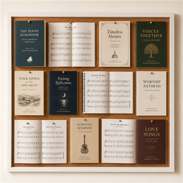 Custom sheet-music booklets and songbooks NZ